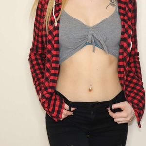 Red plaid flannel